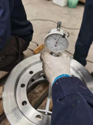 Mua Bánh xe đường sắt bằng thép rèn OEM, Bánh xe đẩy cần cẩu mặt bích online manufacture