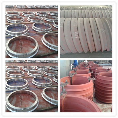 Mua Bánh xe đường sắt cần trục 851mm rèn, Bánh xe đẩy cần cẩu trên cao GB EN Standard online manufacture