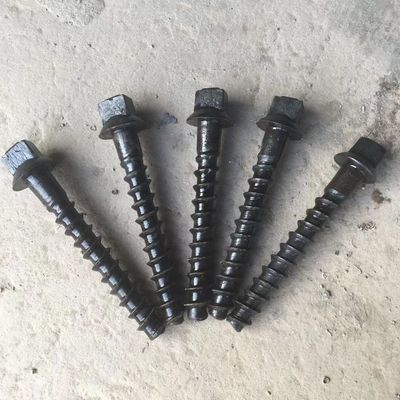 Tà vẹt Đinh vít bằng gỗ Ốc vít đường sắt OEM Ốc vít bằng thép không gỉ mạ kẽm