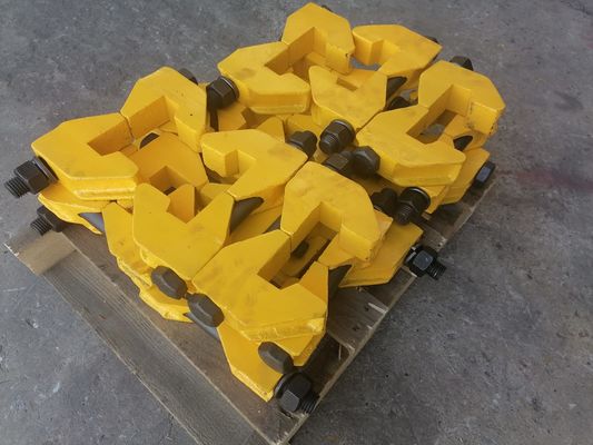 Rèn kẹp đường sắt Rèn sản xuất 45 thép với bu lông hàn nối