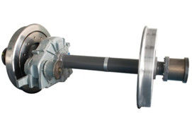 Đường sắt xe bánh xe Steel Rail Wheels cho đường sắt Bogie Frame gắn quay