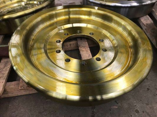 Bánh xe thép dẫn động thủy lực, Bánh xe đường ray 500 tấn Dia 200mm ODM