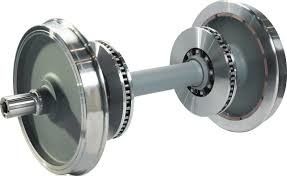 Bánh xe đường ray 300mm Vật liệu kim loại hợp kim chống mài mòn cho đường ray 1000mm