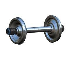 600mm Gauge Railway Wheel Set Heavy Duty 42CrMo Vật liệu mặt bích bằng thép
