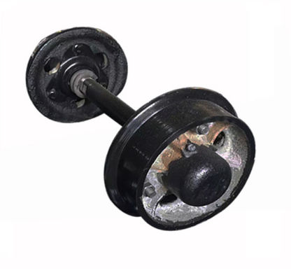 Đúc bộ bánh xe tàu hỏa cho xe khai thác 650mm Kích thước 450mm OEM