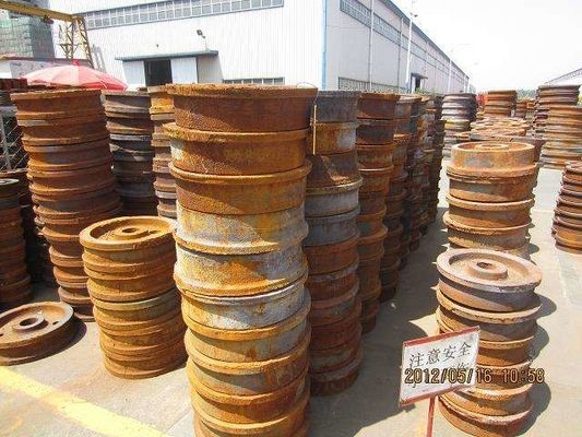 Bánh xe thép đúc cát, Bánh xe lửa 500mm Bề mặt tấm điện tử