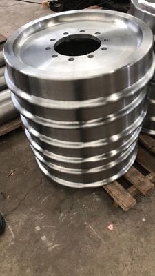 Bánh xe đường sắt 250mm được rèn, Bánh xe đường ray 50hrc 40CrNiMo