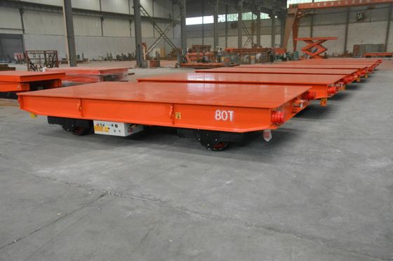 Dung lượng tải 15T Xe điện phẳng chạy bằng điện 4 bánh cho thiết bị khai thác