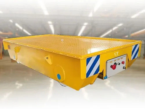 4 bánh xe đường sắt, ô tô điện phẳng 15 tấn Tải trọng 7000mm Chiều dài cơ sở