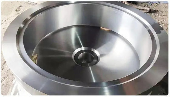 Đường kính 550mm rèn bánh xe lửa cho toa xe đầu máy