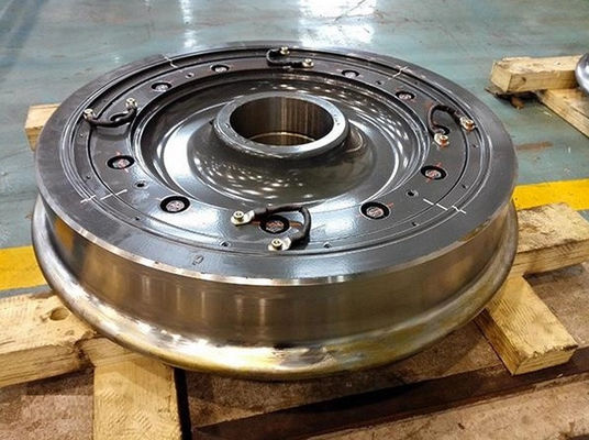 Bánh xe đàn hồi cho xe đường sắt hạng nhẹ đô thị 700mm cho tốc độ đường sắt dưới 110km / H