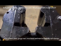 kẹp màu đen cho đường ray không có Slag