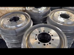 An toàn bánh xe linh hoạt đường ray nhẹ được lắp ráp với lốp và bánh xe trung tâm